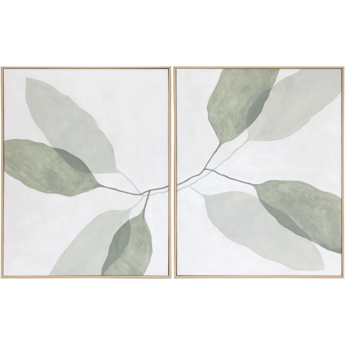 SUNPAN A0363 Calm Reflection 50 X 40 inch Hand Painted Art, Set Of 2